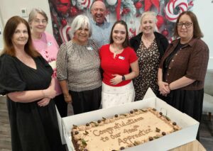 Pictured (from left to right): Lisa Swanson, Rae Willemse, Esther H, Danny Fearon (Careerforce Apprenticeship Advisor), Makayla Cole, Sue Coventry and Tracey Sprott (General Manager – BUPA Crofton Downs)